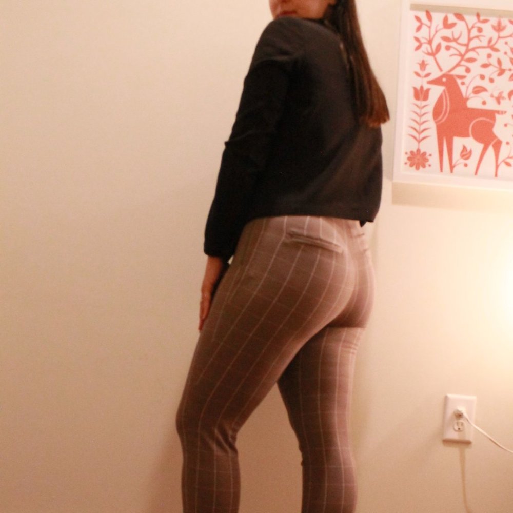 High-Rise Skinny Ankle Length Pants